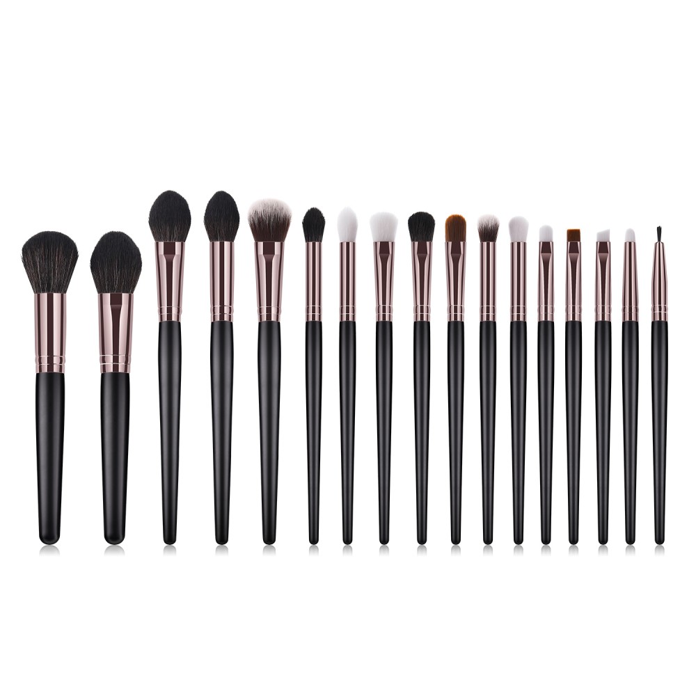 17 piece makeup brushes set