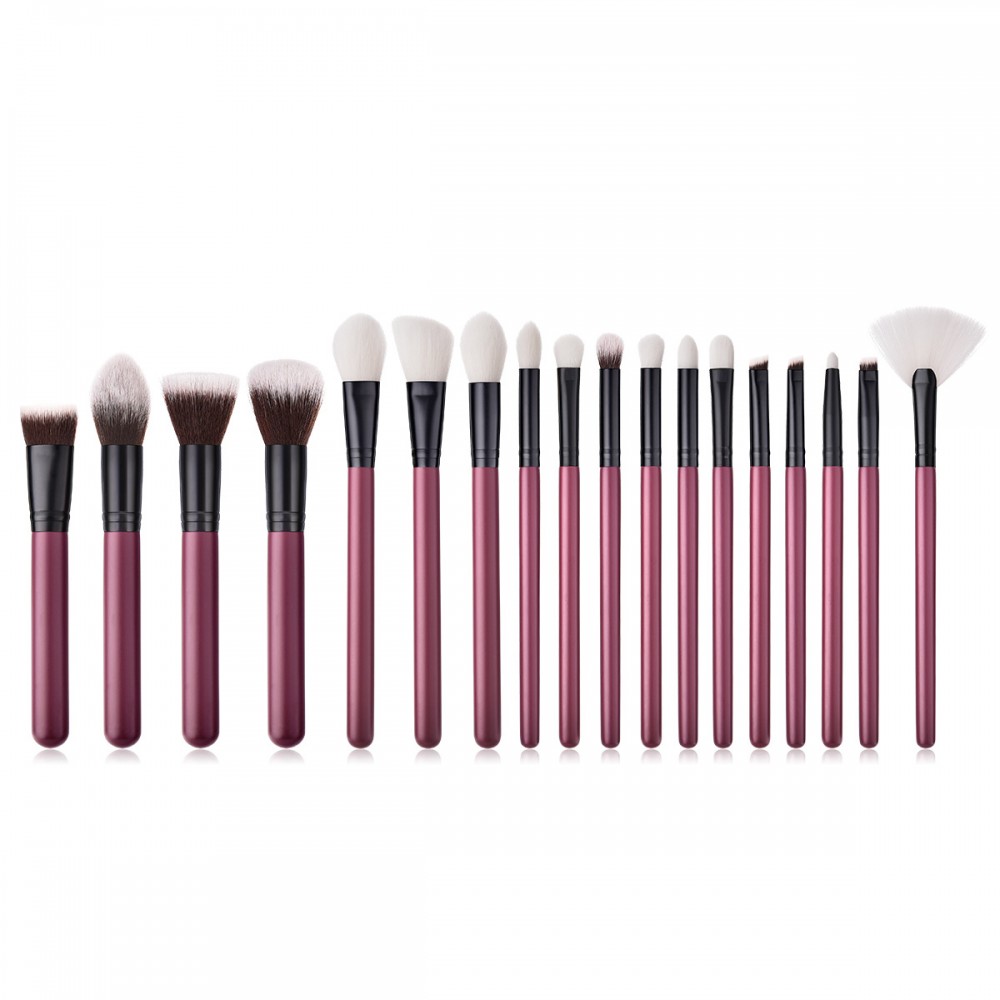 Professional 18 piece makeup brushes set