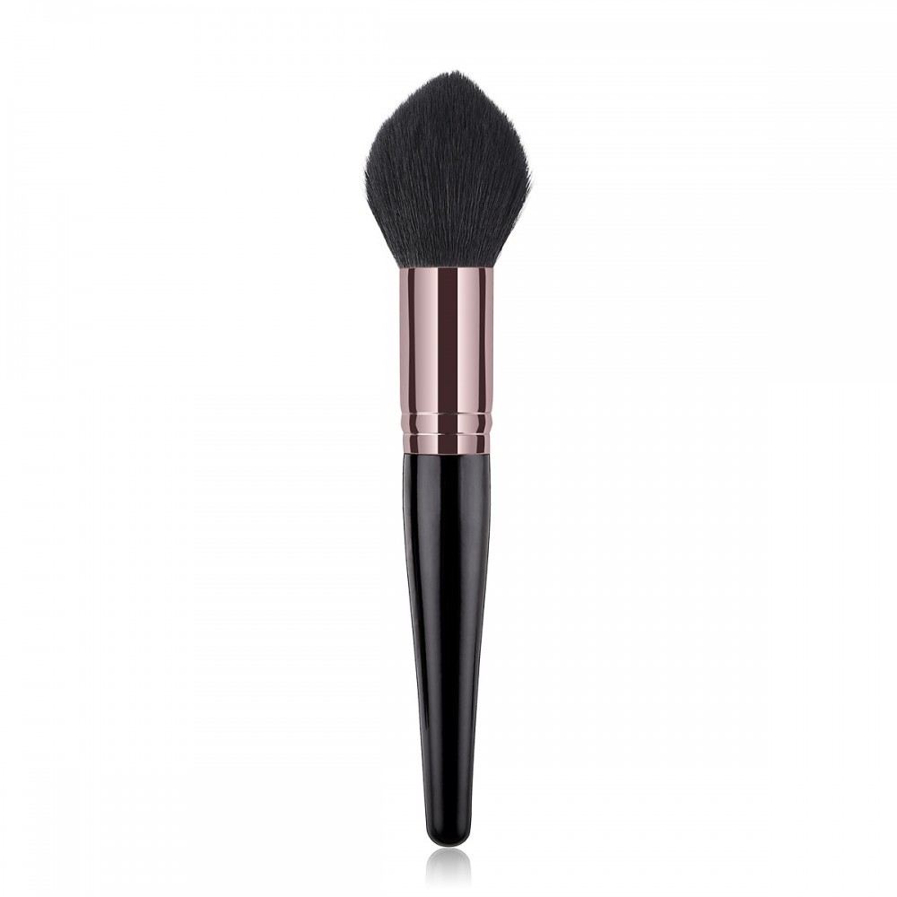 Black hair blush powder makeup brushes