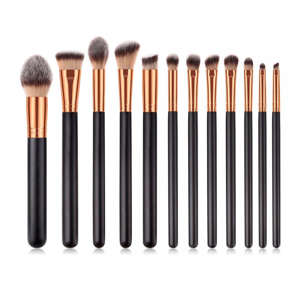 Professional 12 piece eye makeup brushes set