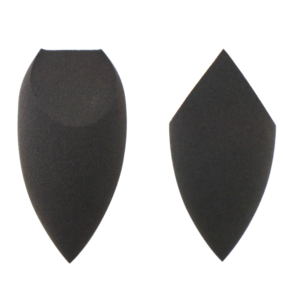 Black microfiber cosmetic beauty blender