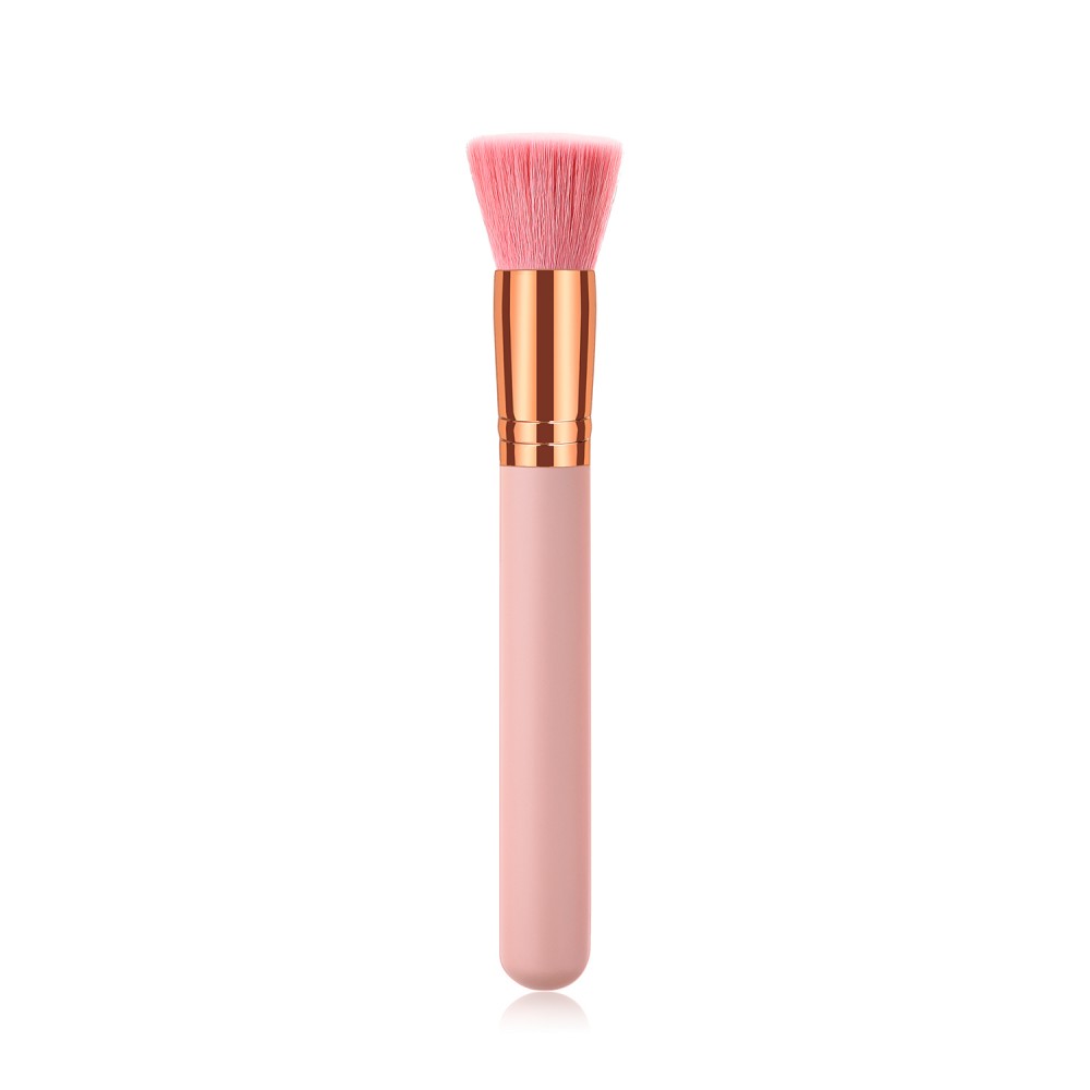 Flat top makeup foundation brush