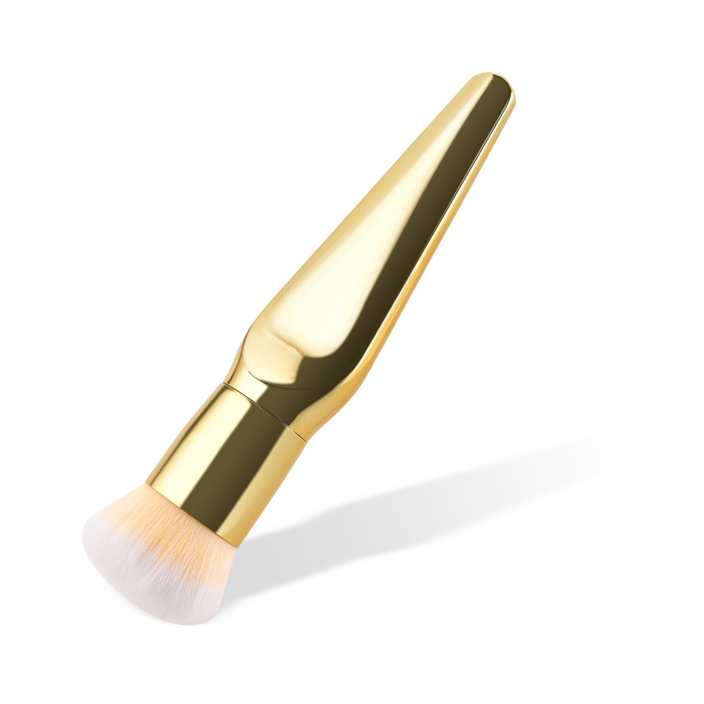 Gold makeup foundation contour brush