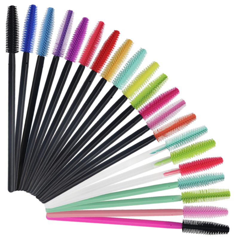 Disposable makeup silicone mascara wands