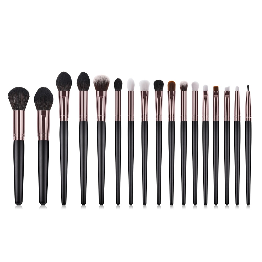 Professional luxury 17 piece makeup brushes set