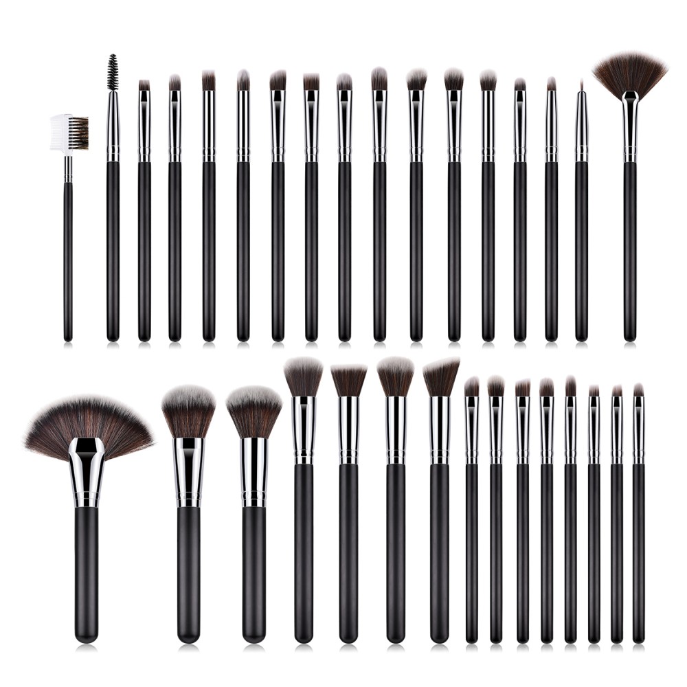 Professional 32 piece makeup brushes set
