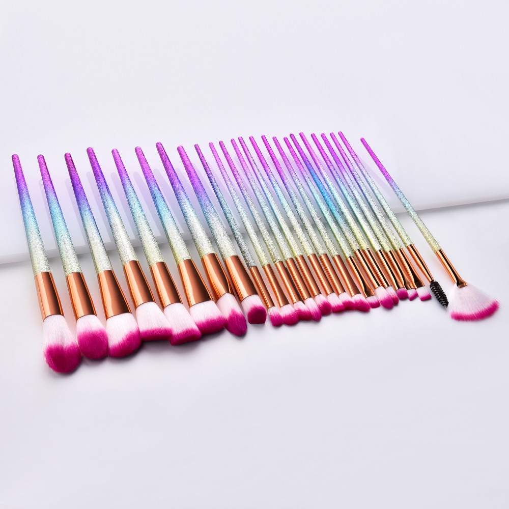 Professional 24 piece makeup brushes set