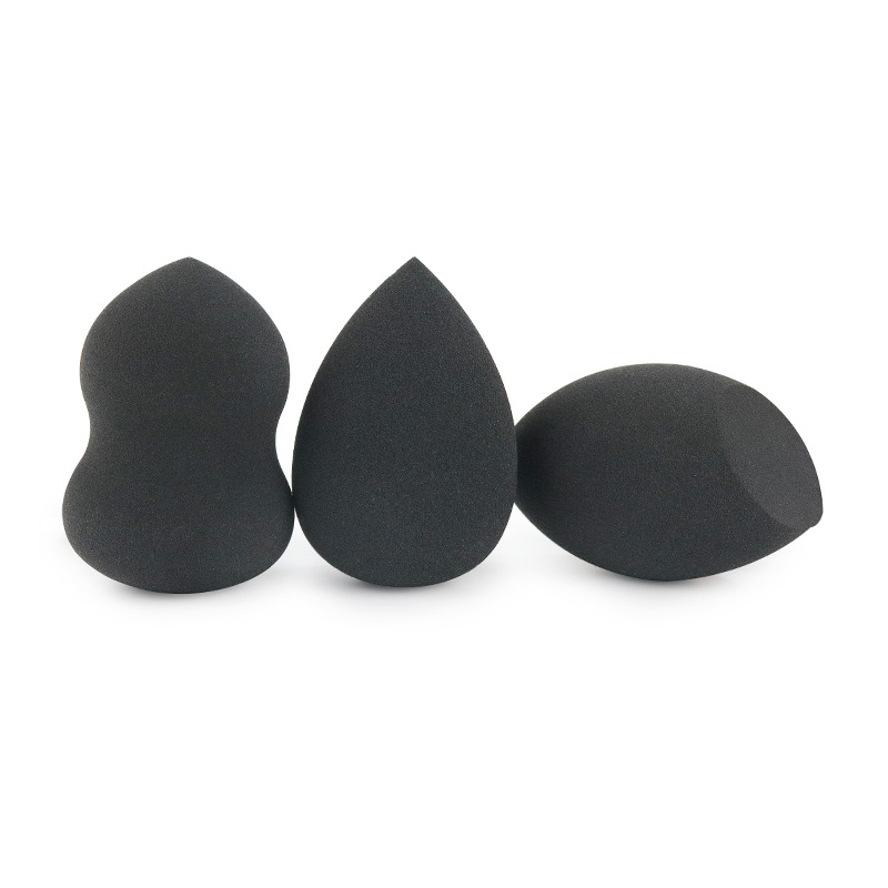 Black soft microfiber makeup sponge