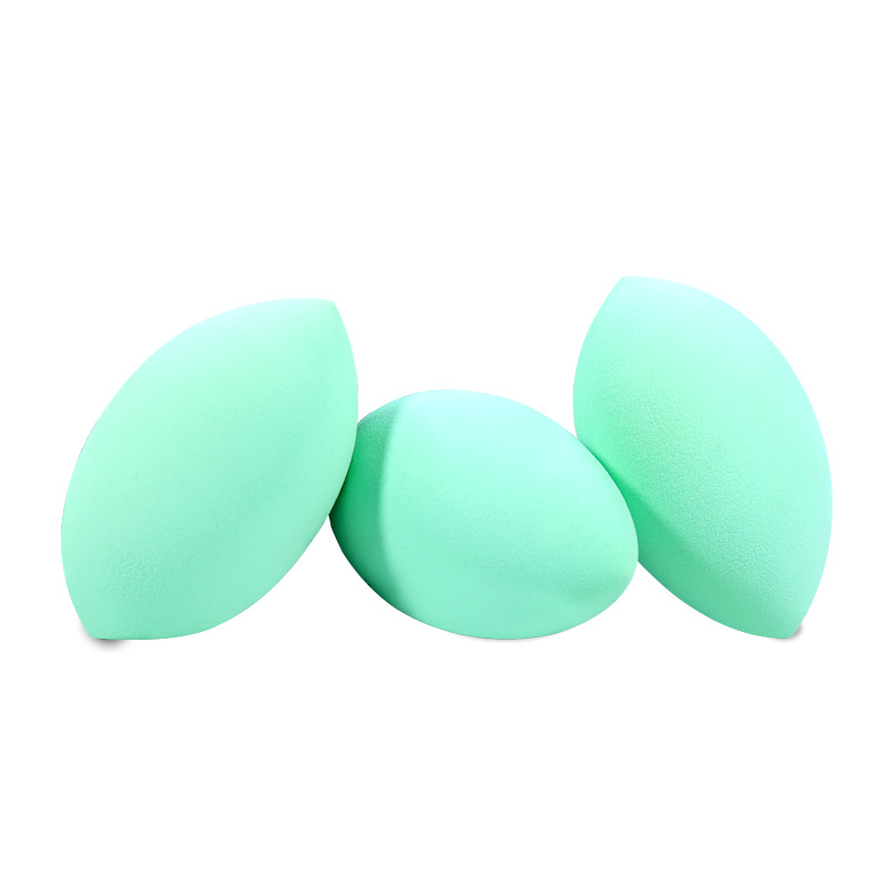 Unique shape-Olive makeup blending sponge