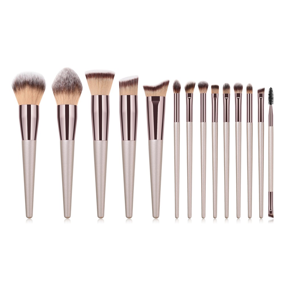 Professional 14 piece makeup brushes set