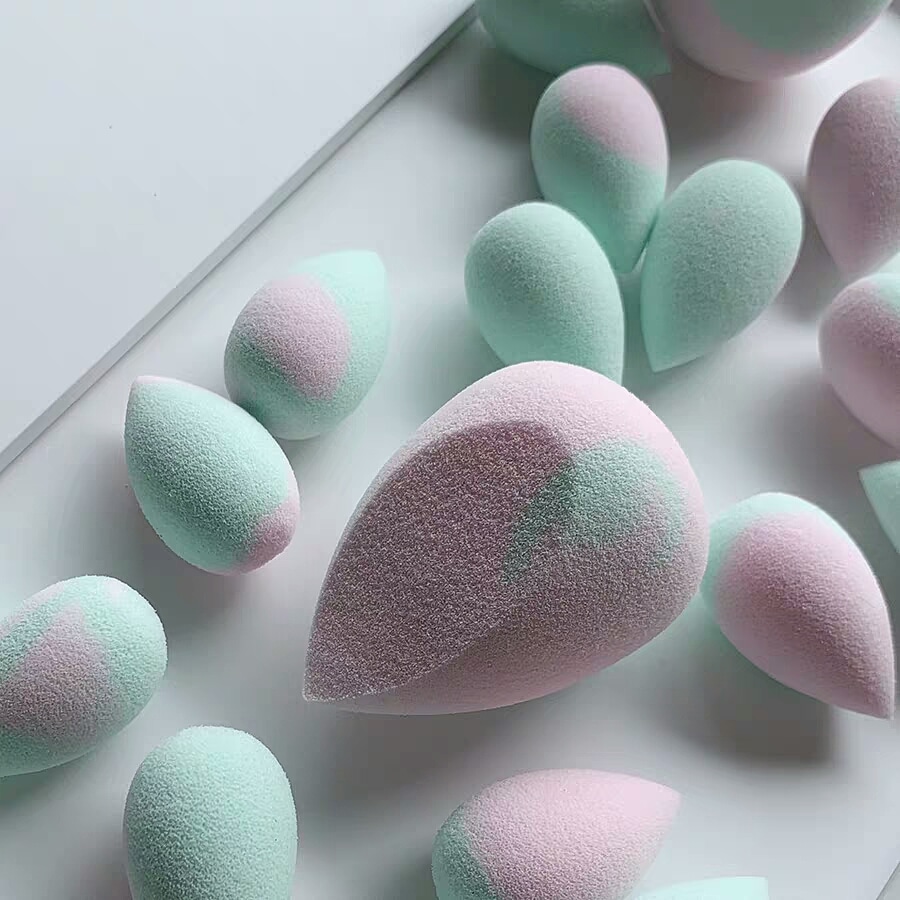 custom macaron makeup sponge