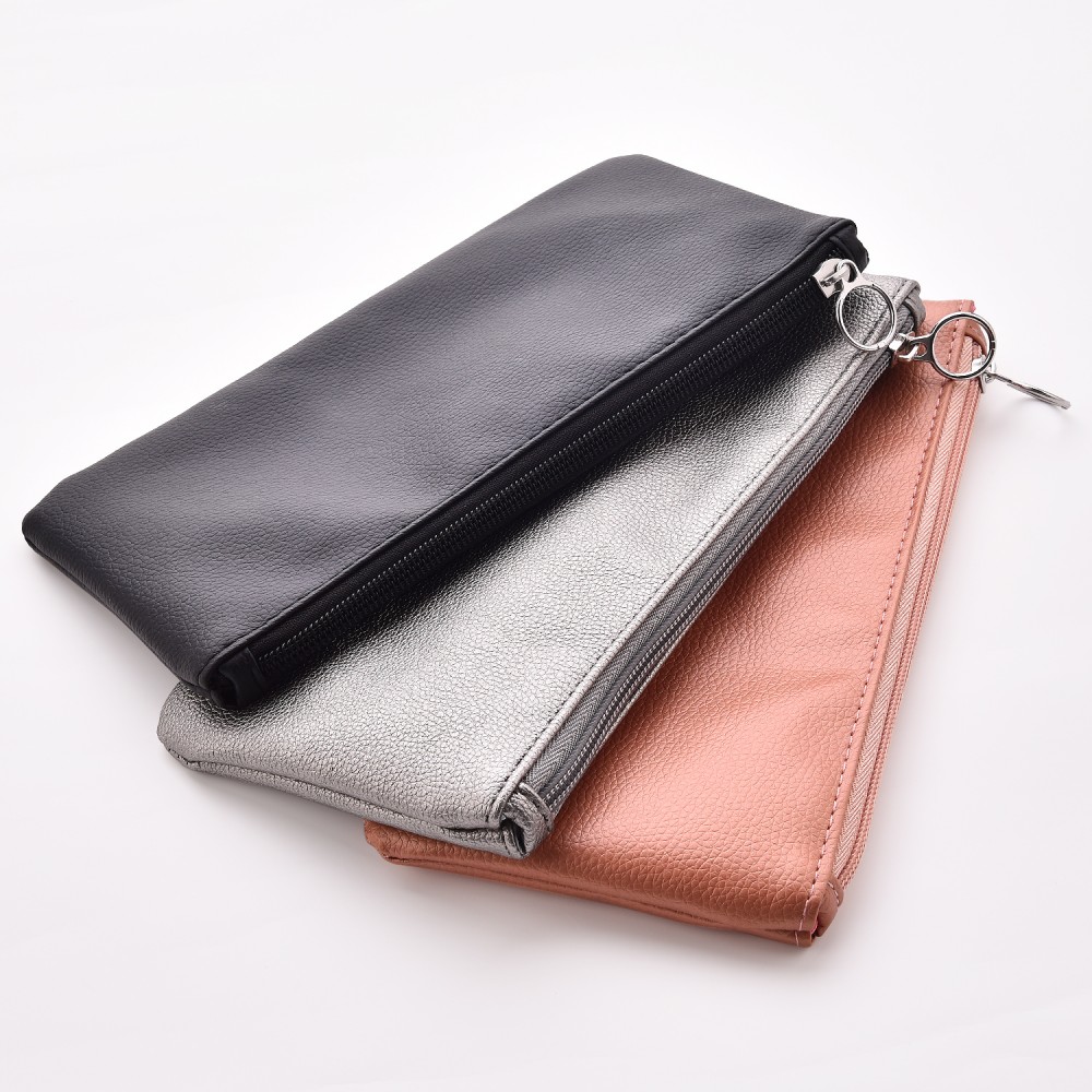 PU leather cosmetic bag for makeup available