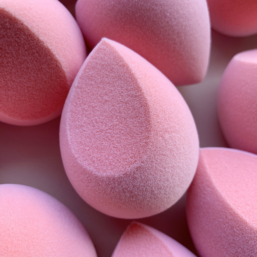 velvet pink blending sponge factory wholesale