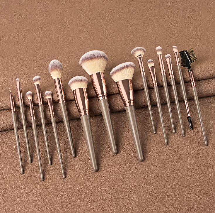 15pcs professional makeup brushes set