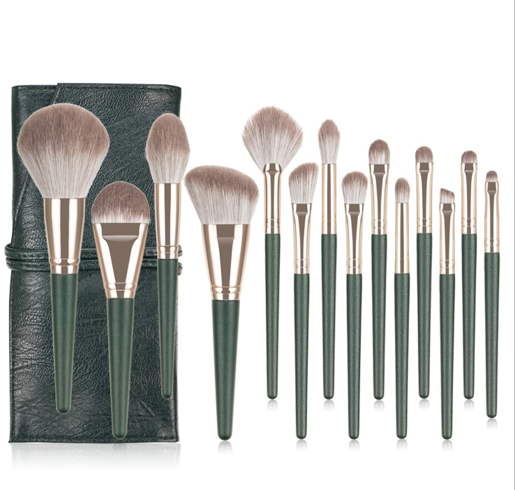 extra soft vegan hair makeup brushes set